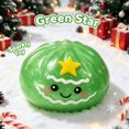 thumbnail image 4 of Christmas Bao Bun Squishy Toy, 3.2 Inch Glitter Squishy Fidget Toys, Mystery Stress Ball Squishies for Christmas with Steamer Container for Kids Adults Christmas Stocking Stuffer, 4 of 6