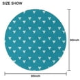 thumbnail image 6 of Christmas Round Tablecloth 60x60in(153x153cm) – Waterproof Polyester Table Cover with Full Print Design, Wrinkle Resistant & Washable for Kitchen Dining Party Decor, 6 of 6