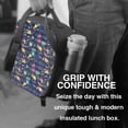 thumbnail image 6 of Lsque Sea Inhabitans and Herb Lunch Bag Lunch Box for Women Men Reusable Insulated Lunch Tote Bag,Leakproof Thermal Cooler Sack Food Handbags Case High Capacity, 6 of 9