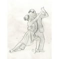 thumbnail image 3 of Vess, June Erica 12x14 Black Modern Framed Museum Art Print Titled - Vintage Ballroom II, 3 of 5