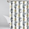 thumbnail image 2 of Juego de cortinas de ducha con diseño de ciervos, tema de baño con cortina de ducha y 12 ganchos, 72 x 72 pulgadas, 2 of 5