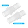 thumbnail image 4 of Uxcell Barb Thru-Bulk Bulkhead Fittings Union Plastic Adapter Fittings with Silicone Washers 2 1/2" x M16, 4 of 7