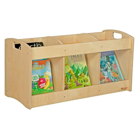 Wood Designs WD99744 See-All Toddler Book Browser, 12 x 36 x 12" (H x W x D)