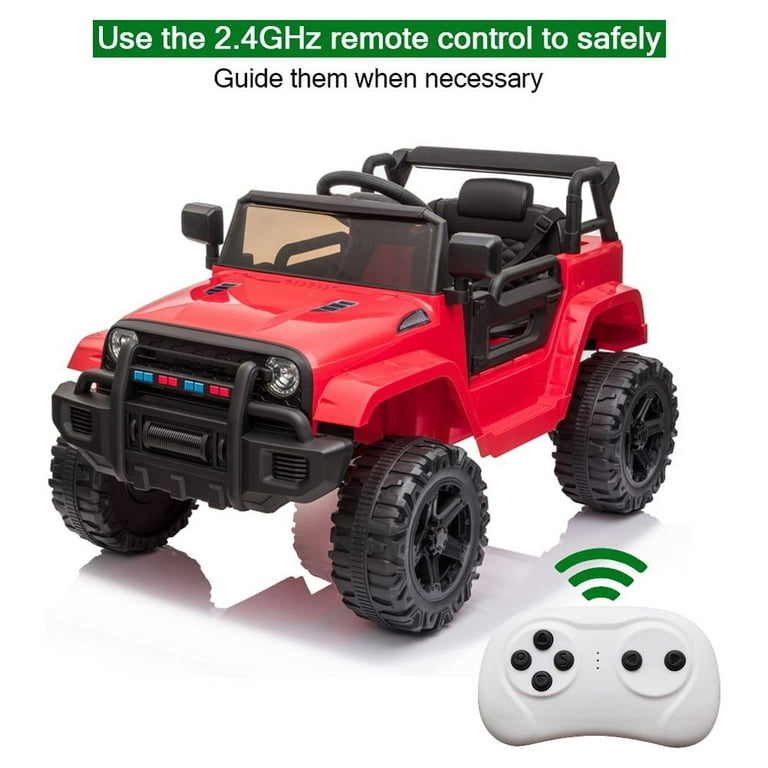 Electric car ride-on Red with remote control Kinder Elektroauto Kinderen  elektrische auto Voiture électrique pour enfants