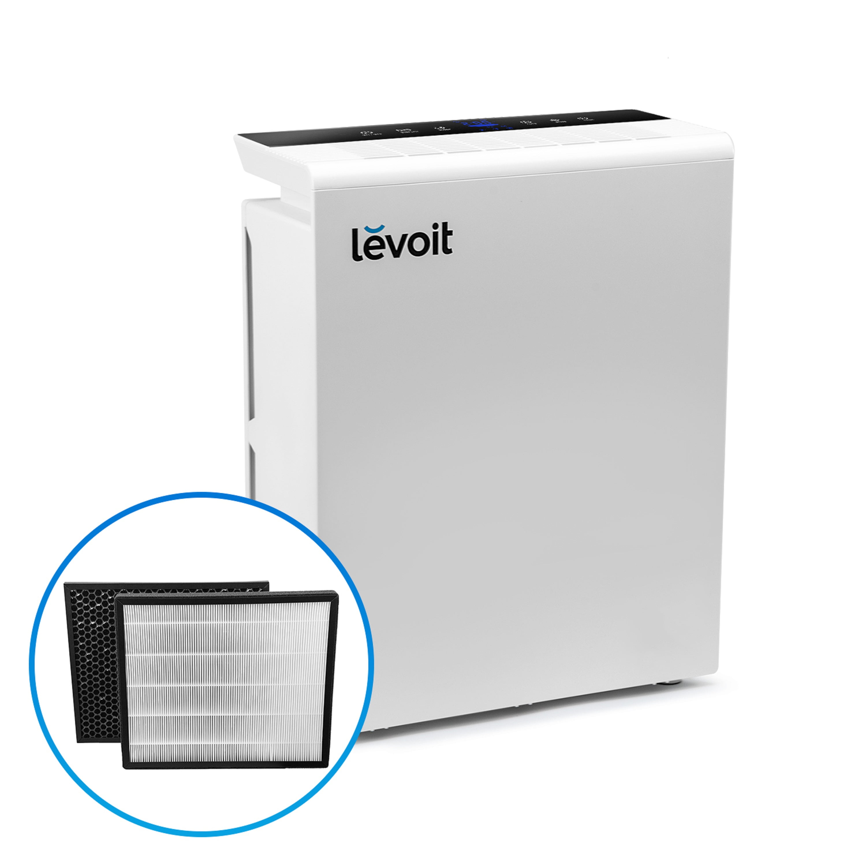 Levoit Smart Wi-Fi Air Purifier with H13 True HEPA Filter, Cleanses the Air,  Covers 290 Sq ft, White 