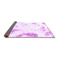 thumbnail image 2 of Ahgly Company Indoor Square Abstract Purple Modern Area Rugs, 3' Square, 2 of 4