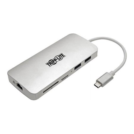 UPC: 0037332213372 | Tripp Lite USB C Docking Station 4k w/USB Hub HDMI SD/Micro SD Gbe Charging (U442-DOCK11-S)