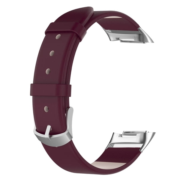 Adecuado para Fitbit Charge5 Reloj inteligente Correa de cuero Smart Warch Pulsera de moda exquisita