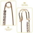 thumbnail image 2 of 12Pcs Rhinestone Safety Pins Clothes Fixing Brooches DIY Clothing Pins, 2 of 9