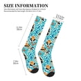 thumbnail image 4 of Pofeuu Lovely Sea Otters Print Compression Socks for Women & Men Circulation - Best Support for Nurses,Running,Athletic,Sports, 4 of 7