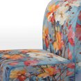 thumbnail image 4 of Designart "Reverie of Bamboo II" White Floral & Botanical Upholstered Accent Chair - Traditional Arm Chair For Bedroom, 4 of 5