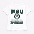 thumbnail image 5 of Women's Gameday Couture White Michigan State Spartans All-Time Classic Oversized Flowy T-Shirt, 5 of 5