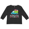 thumbnail image 3 of Inktastic My Lala Loves Me Grandson Truck Boys Long Sleeve Toddler T-Shirt, 3 of 5