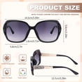 thumbnail image 2 of Bocaoying 4 Pairs Women Polarized Sunglasses, Oversized UV 400 Protection Sun Glasses with 4 Colors, Fashion Ladies Sunglasses Trendy with Shiny Rhinestone, Large Sunglasses for Driving Cycling Golf, 2 of 7