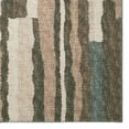 thumbnail image 3 of Bravado Indoor/Outdoor Brown Modern Color Block 8' Round Non-Skid Area Rug, 3 of 8