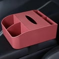 thumbnail image 6 of Car Armrest Box Storage Box Center Console Organizer Tray, Interior Accessories,Multifunctional Paper Box Middle Storage Rack Rose, 6 of 8
