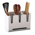 thumbnail image 1 of Grid Chopstick Basket Drain Fast Cage Chopstick Grid Chopstick Basket Tube Rack Household Tableware Chopsticks Spoon Storage Box for Storing Tableware, 1 of 9