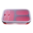 thumbnail image 1 of Recipiente de almacenamiento de alimentos Soledad Bento plegable a prueba de rojo 2 cuadrícula 600 ml 400 ml, 1 of 10
