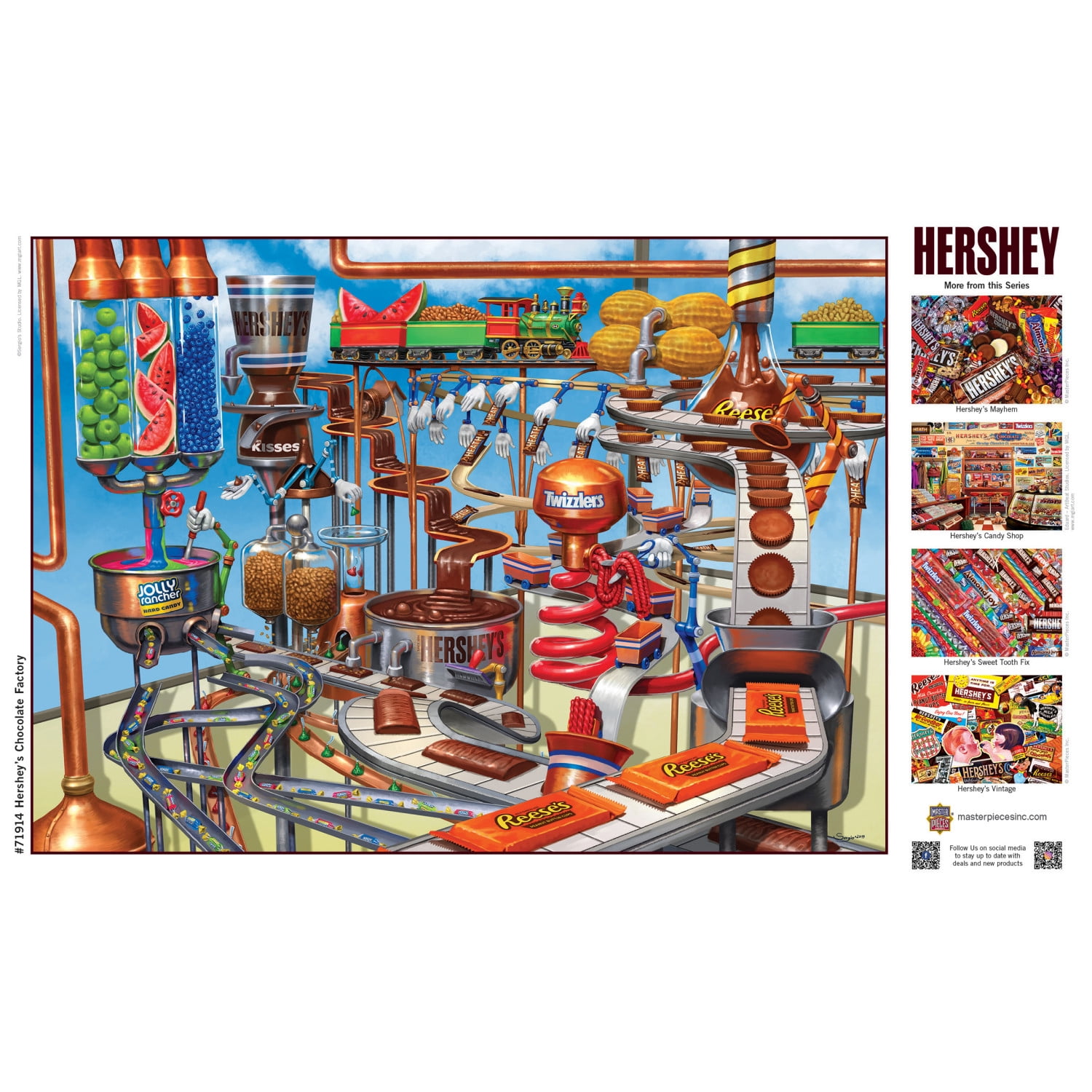MasterPieces 1000 Piece Jigsaw Puzzle - Chocolate Factory - 19.25"x26.75"
