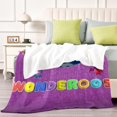thumbnail image 4 of Wonderoos anti-pilling, suave, ligera, esponjosa y acogedora de lujo para hogar y cocina – Perfecta para niños y adultos,100X80cm, 4 of 6