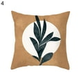 thumbnail image 3 of Dsseng Leaf Pattern Printing Square Pillow Case Home Bed Sofa Supplies Cushion Cover, 3 of 12