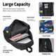 thumbnail image 4 of Disketp Cartoon Shark Mochila Estampada de Gran Capacidad con Lonchera y Estuche, Set de 3 Piezas para Estudiantes, 4 of 7