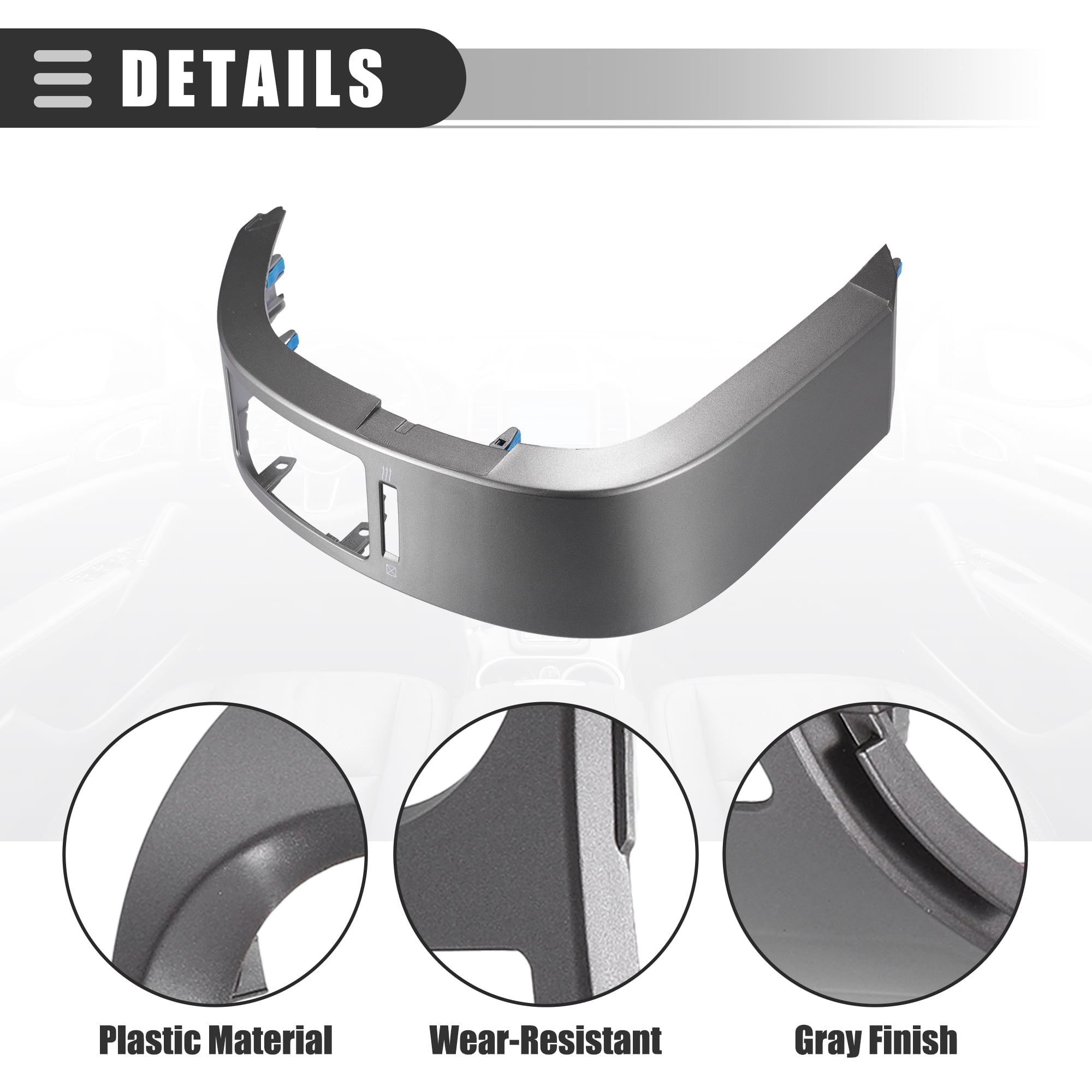 Unique Bargains Center Dash Vent Trim Panel for Toyota 2004-2009 5567047060