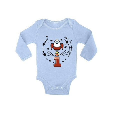 

Awkward Styles Rocket One Piece Rocket Birthday Baby Bodysuit Rocket Gifts for 1 Year Old First Birthday Baby Bodysuit 1 Year Old Clothes My 1st Birthday Gifts for Birthday Boy Birthday Gifts