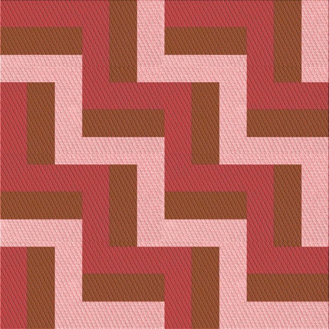 Ahgly Company Tapis d'Intérieur Lavables à la Machine, Carrés, Transitionnels, Rouges, 4 Pieds Carrés
