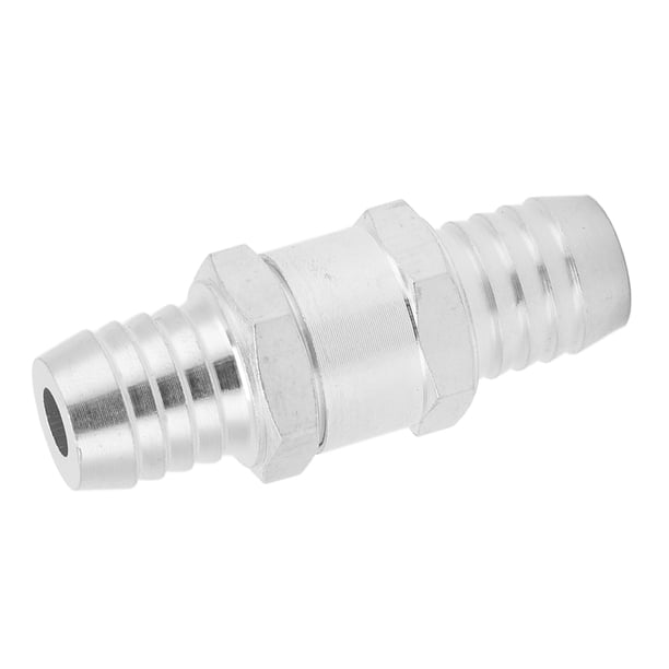 M Buder Válvula De Retención Unidireccional De Aleación De Aluminio Universal Para Tubos De Combustible Gasolina Diesel Aceite Agua Tamaño 16mm 0.63 Pulgadas Para Automóviles Y Barcos