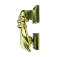 thumbnail image 6 of Renovators Supply Brass Door Knockers for Front Door 4" Ladies Hand Shaped Polished Brass Door Knocker w/Screws, 6 of 9