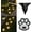 Warm White, variant on Paw Print Solar Lights for Outside,Dog Garden Decor,Solar Paw Print Lights Outdoor,Pet Memorial,Pet Grave Markers,Dog Tombstones for Graves Outdoor,Animal String Light Waterproof