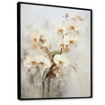 thumbnail image 2 of Designart "Blooming Beige And Gold Orchids I" Orchids Floater Framed Wall Art Prints, 2 of 5