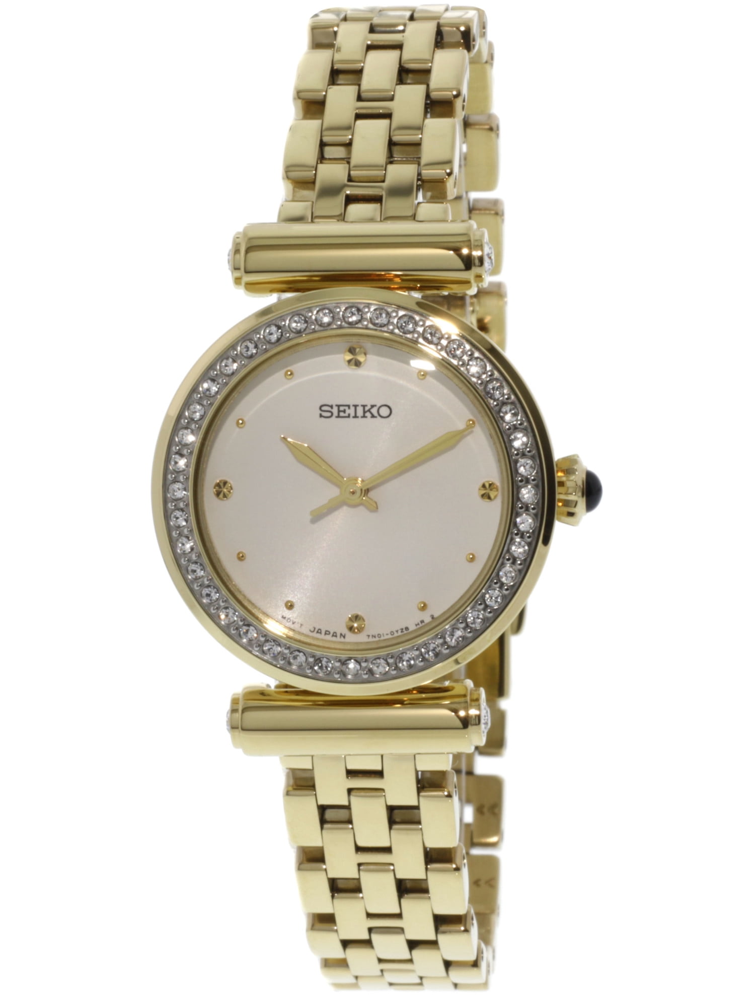 Seiko Women's SRZ468 Gold StainlessSteel Japanese Quartz Fashion