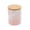 Pink Swirl, variant on Ceramic Jar with Lid 16oz Ceramic Kitchen Jar w/ Air Sealing Bamboo Lid 500ml