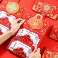 thumbnail image 2 of Sobres rojos plegables para regalo del Festival de Primavera, bolsa para dinero, embalaje de regalos para niños del año de los conejos, 2023, 2 of 5