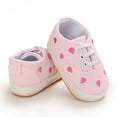 thumbnail image 2 of Borniu Toddler Shoes Toddler Kids Baby Boys Girls Star Heart Flat Rubber Non-Slip Walking Shoes, 2 of 4
