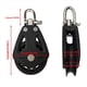 thumbnail image 4 of 10X Bloque de Polea de Carga Alta, Grillete Giratorio de Polea Simple de Cabeza Universal, Bloque de Cojinete Liso para Velero, Accesorios para Corredor de Cuerda, 4 of 5