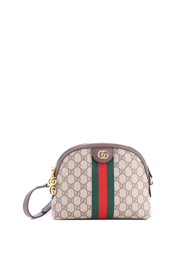 Pre-Owned Ophidia Dome Shoulder Bag GG Coated Canvas Small By Rebag