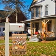 thumbnail image 4 of Fall Welcome Paws Watercolor Pumpkins Maple Leaves Autumn Garden Flag Yard Flag 12x18 Inch Double Sided Small Mini Yard Outdoor Outside Farmhouse Holiday Decoration, 4 of 6