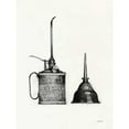 thumbnail image 3 of Schick, Mike 19x24 Black Modern Framed Museum Art Print Titled - Oil Cans with Color Crop, 3 of 5