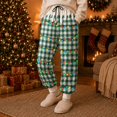 thumbnail image 2 of JAJAHO Boys Girls Pajamas Pants Christmas Sleepwear Bottoms Sizes 1-13 Drawstring Kids Loungewear Pants, 2 of 5