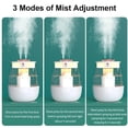 thumbnail image 4 of 1.3L Humidifiers Ultrasonic Warm & Cool Mist LED Humidifier Top Fill For Bedroom, 4 of 10