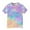 Light Purple, variant on WEIYLL Girls Funny Tshirts Galaxy 3D Print Glitter Starry Sky Summer Round Neck Soft Carnival Toddler Clothes for 3-4 Years