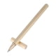 thumbnail image 2 of Handmade Brass Prismatic Anti-Roll Hexagonal Ballpoint Pen with Pen Case, 2 of 4