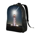 thumbnail image 2 of Fuzoiu Peggy's Cove Lighthouse Print Laptop Backpack,Work Business Backpacks, Large Capacity Nurse Bag College Bookbag for School, Waterproof Casual Daypack for Travel, 2 of 8