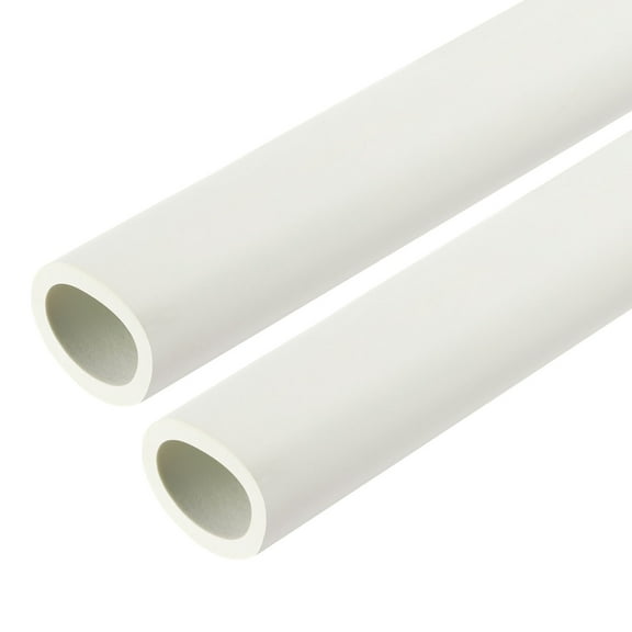 Uxcell 2Pcs Pipe Insulation Foam Tube Lagging Insulation 24" Heat Preservation Handle Grip White 32mm x 44mm