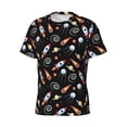 thumbnail image 3 of Rocae Space Rocket for Men's Moisture-Wicking Crew Tee - T-Shirt for Sports, Outdoor Activities, and Casual WearLarge, 3 of 9