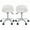 White, variant on SONGMY Hydraulic Salon Stool, White Adjustable Tattoo Massage Facial Stool - 1 PC