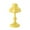 Yellow, variant on Kraoden Retro Table Lamp USB Rechargeable Night Light Dormitory Mini Bedside LED Vintage Decor Europe and US Style Retro Bedroom Lamp